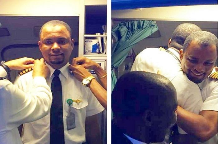 24 Tahun Bekerja Sebagai Cleaning Service, Seorang Pria Nigeria Diangkat Menjadi Seorang Pilot