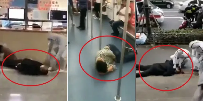 Viral Video di Social Media, Warga China Berjatuhan Karena Penyebaran Virus Corona dan 2.000 Orang Sudah Terjangkit Virus Corona