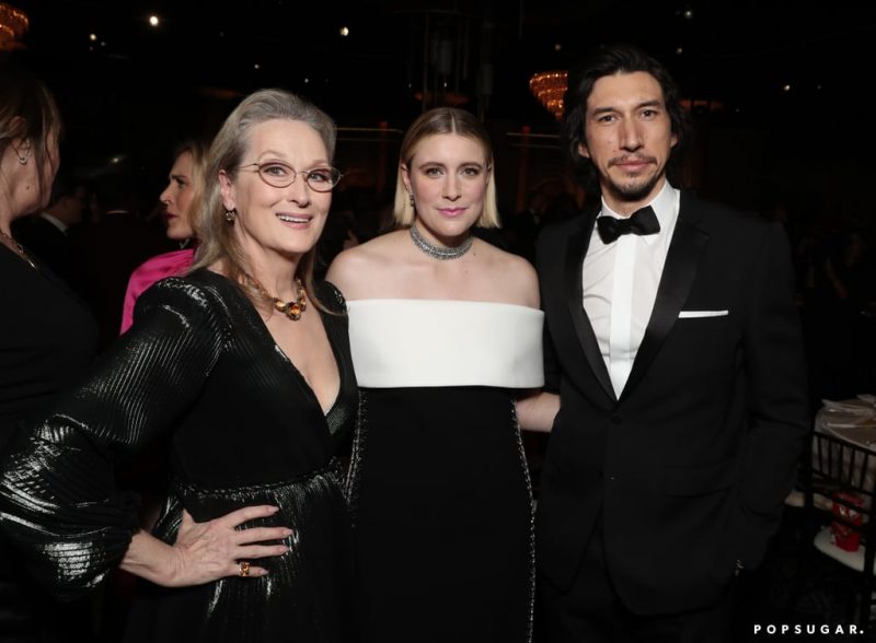 Meryl Streep Greta Gerwig Adam Driver At 2020 Golden Globes