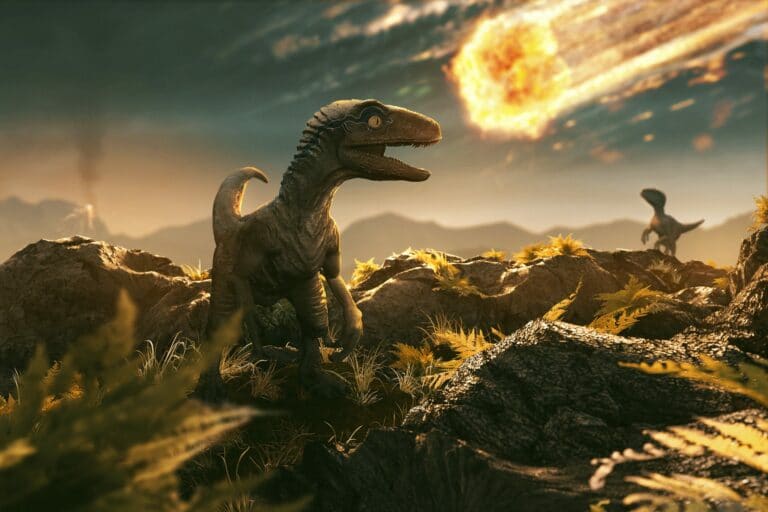 Ilustrasi Kepunahan Dinosaurus