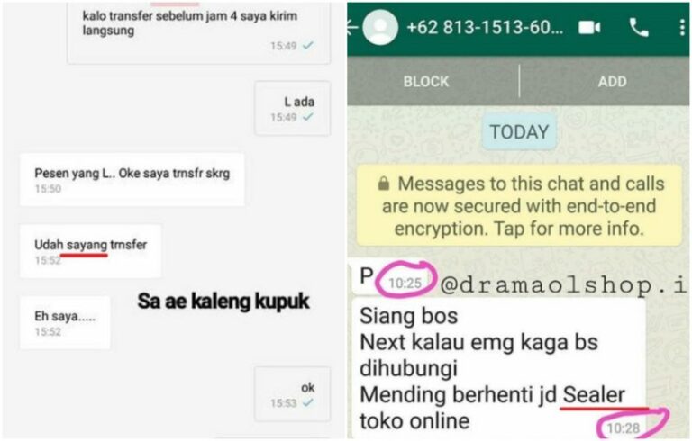 Chat Typo Antara Penjual Dan Pembeli