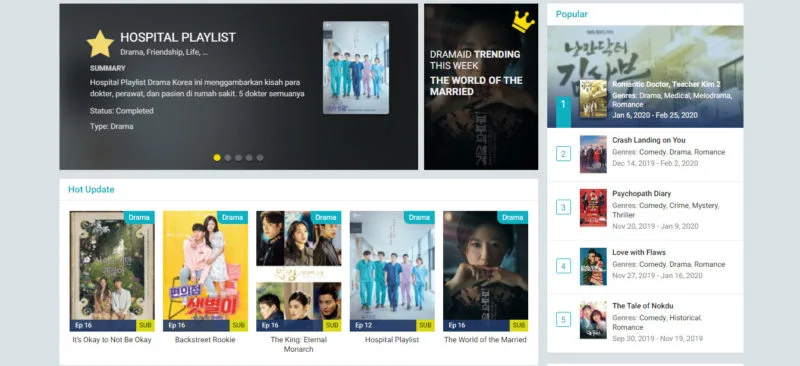 12 Situs Nonton Drama Korea Subtitle Indonesia Terlengkap 10 Situs Dramaid