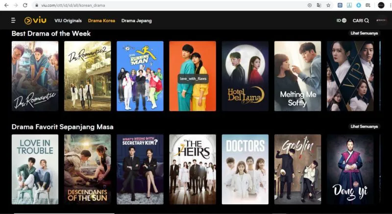12 Situs Nonton Drama Korea Subtitle Indonesia Terlengkap 15 Situs Streaming Drama Korea Viu
