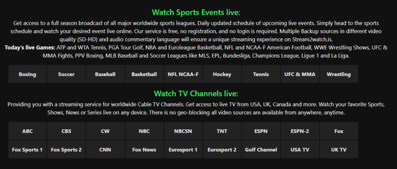 10+ Situs Streaming Nonton Bola Gratis yang Bisa Kamu Andalkan 15 Stream2watch