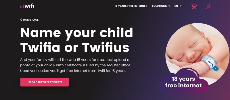 GOKIL! Demi Internet Gratis, Kedua Orang Tua Ini Berikan Nama Anak Sama Dengan Provider Internet-nya 6 internet gratis