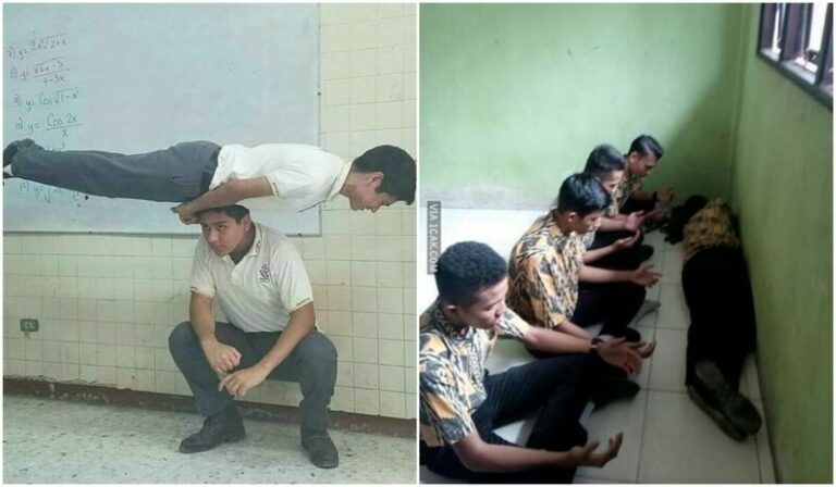 Kelakuan Kocak Siswa Saat Di Kelas