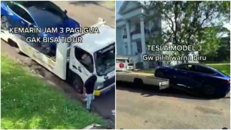 Gak Bisa Tidur Jam 3 Pagi, Pria Ini Beli Mobil Tesla Cash Seharga 1,5 M