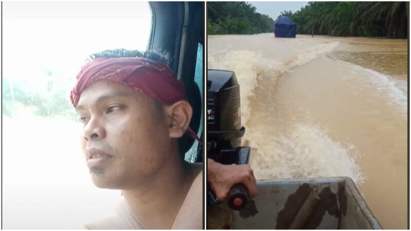 Kisah Pengemudi Truk Yang Selamat Dari Banjir Karena Unggah Video Ke Tiktok
