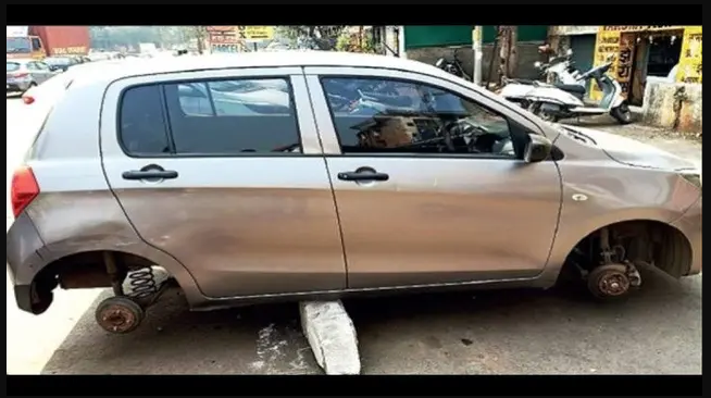 Sudah Parkir Di Dekat Kantor Polisi, Mobil Ini Tetap Kecolongan Oleh Maling