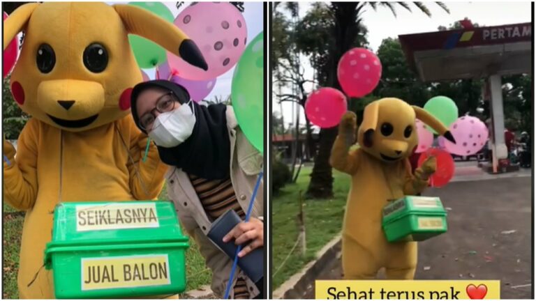 Kisah Haru Penjual Balon yang Minta Dibayar Seikhlasnya Saja