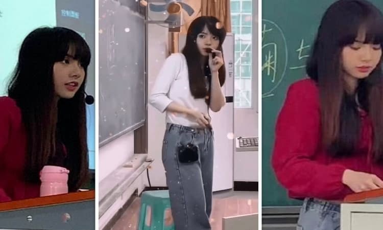 Viral Dosen di China yang Disebut Mirip Lisa BLACKPINK, Bikin Mahasiswa Berebut di Kelas 7 Kemiripan Wajah Dosen Di China Dengan Lisa Blackpink