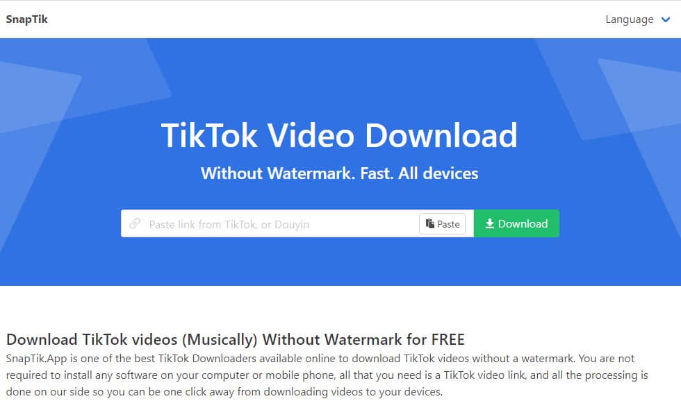 2 Situs Download Video TikTok Tanpa Watermark HD Gratis