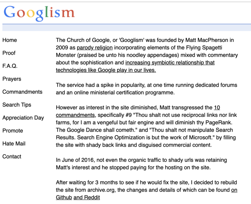 Googlism Agama Yang Menganggap Google Sebagai Tuhan 
