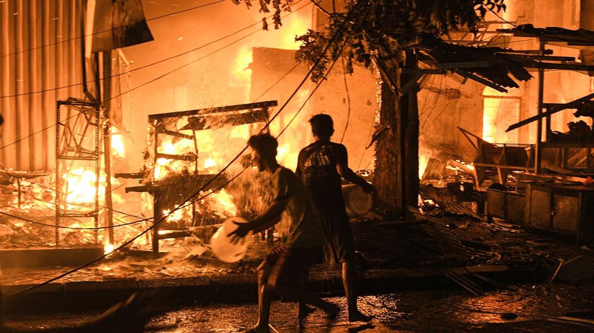 Kebakaran Pasar Gembrong, Kerugian Capai 1,5 Miliar Rupiah