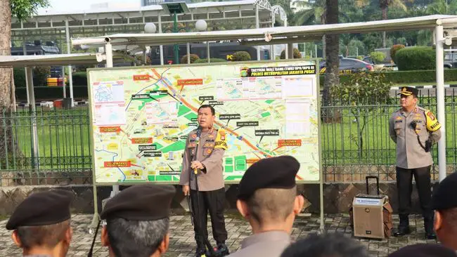 Demo di Gedung DPR Sampai Kerahkan 2.590 Personil Gabungan 6 Aparat Gabungan Jaga Di Sekitar Lokasi Demo Di Depan Gedung Dpr Dok Istimewa 169